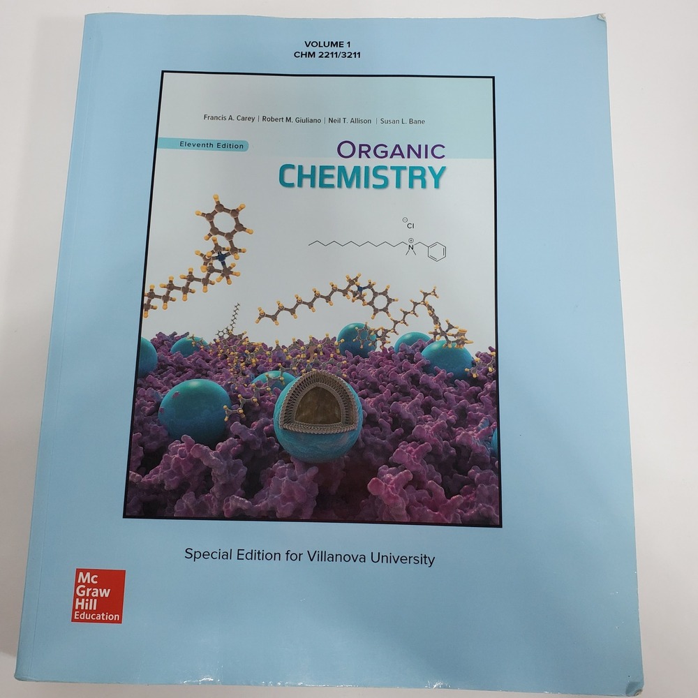 McGraw Hill Organic Chemistry Textbook Villanova Ed Vol 1 11th Edition